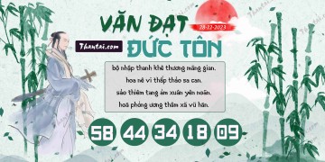 Văn Đạt Đức Tôn 28/12/2023