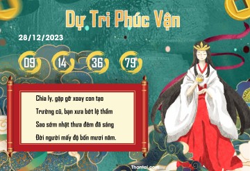 DỰ TRI PHÚC VẬN 28/12/2023