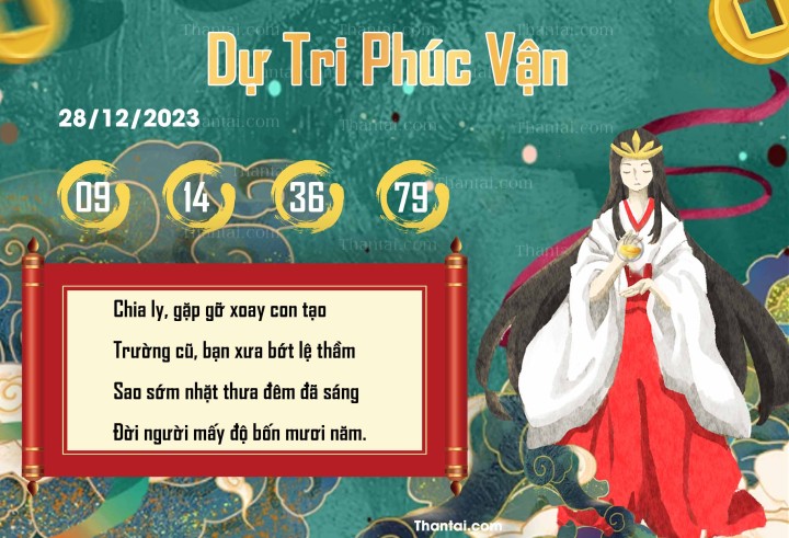 DỰ TRI PHÚC VẬN 13/12/2023