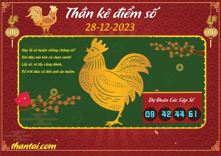 Thần Kê Điểm Số 13/12/2023