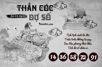 THẦN CÓC DỰ SỐ 28/12/2023