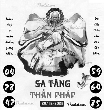 SA TĂNG THẦN PHÁP 28/12/2023