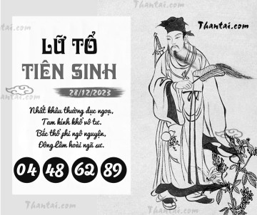 LỮ TỔ TIÊN SINH 28/12/2023