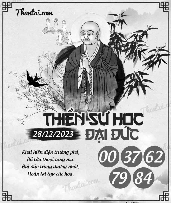 THIỀN SƯ HỌC ĐẠI ĐỨC 13/12/2023