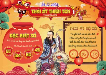 Thái Ất Thiên Tôn 29/12/2023