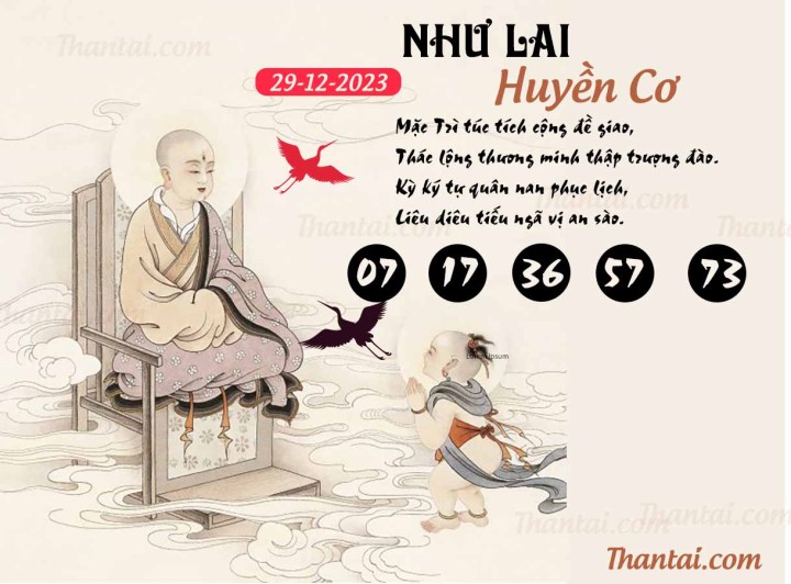 NHƯ LAI HUYỀN CƠ 14/12/2023