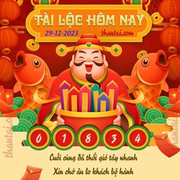 Tài Lộc Hôm Nay 29/12/2023