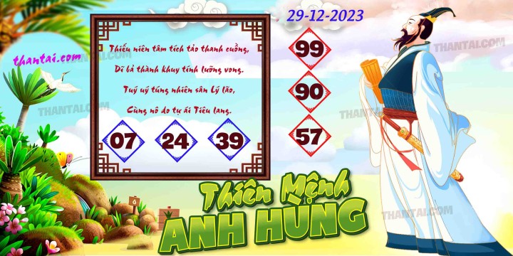THIÊN MỆNH ANH HÙNG 14/12/2023
