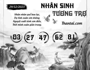 NHÂN SINH TƯƠNG TRỢ 29/12/2023