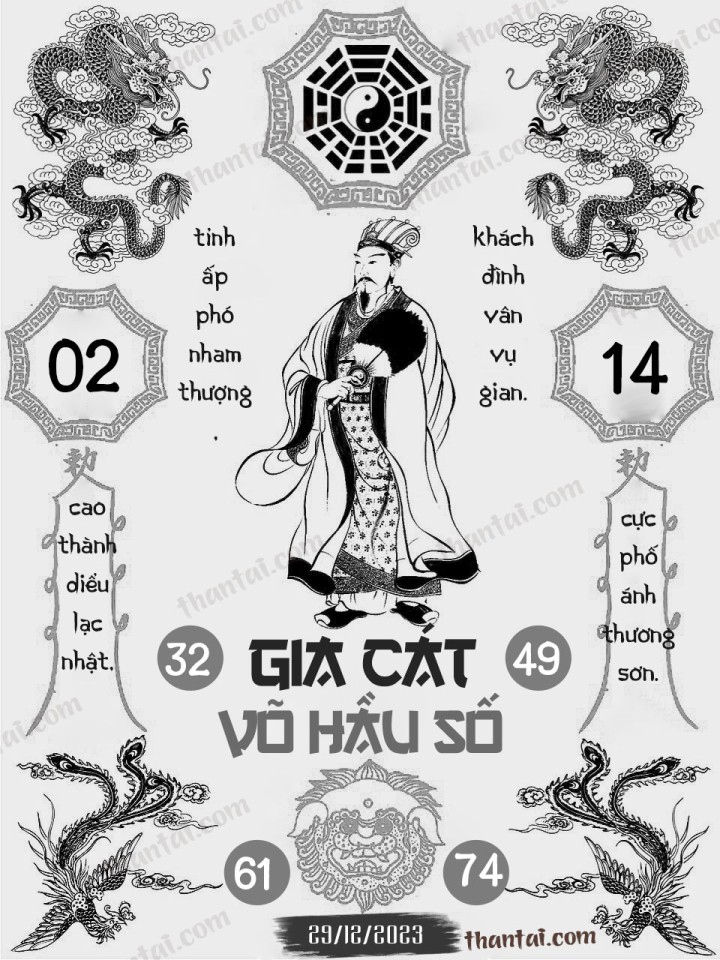 GIA CÁT VÕ HẦU SỐ 14/12/2023