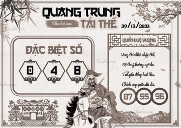 QUANG TRUNG TÁI THẾ 29/12/2023