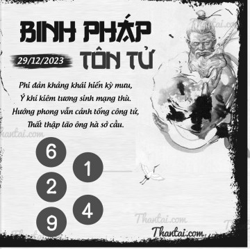 BINH PHÁP TÔN TỬ 29/12/2023