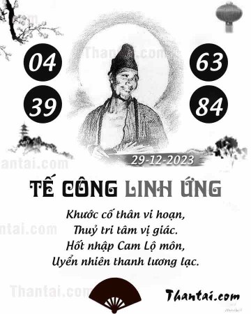 TẾ CÔNG LINH ỨNG 29/12/2023