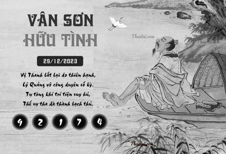 VÂN SƠN HỮU TÌNH 14/12/2023