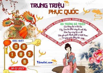 Trưng Triệu Phục Quốc 30/12/2023