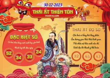 Thái Ất Thiên Tôn 30/12/2023