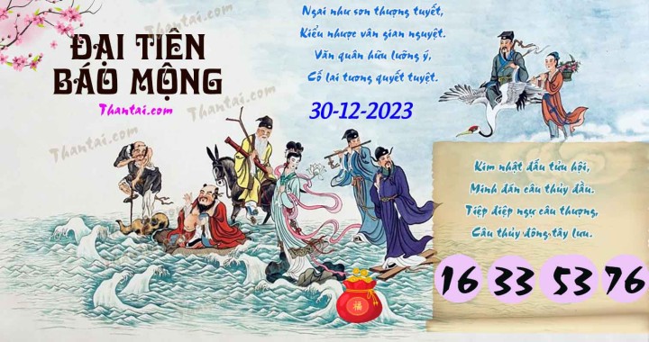 Đại Tiên Báo Mộng 15/12/2023