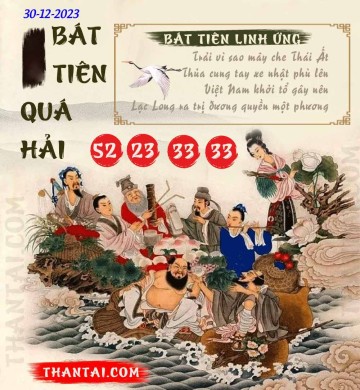 BÁT TIÊN QUÁ HẢI 30/12/2023