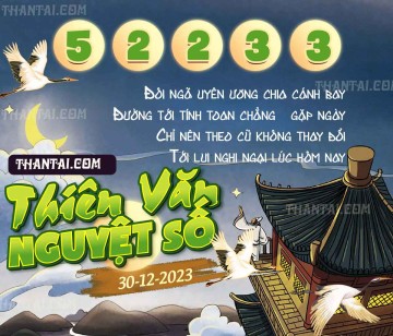 THIÊN VĂN NGUYỆT SỐ 30/12/2023