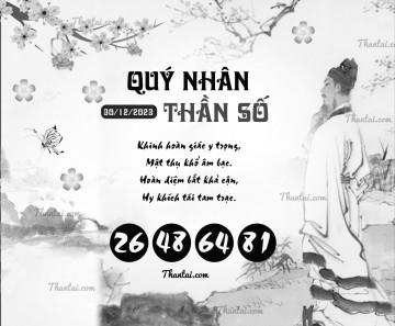 QUÝ NHÂN THẦN SỐ 30/12/2023