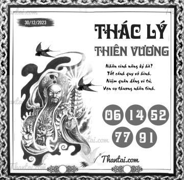 THÁC LÝ THIÊN VƯƠNG 30/12/2023