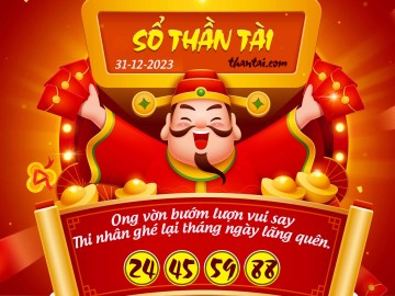 SỔ THẦN TÀI 31/12/2023