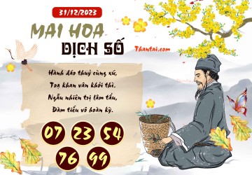 Mai Hoa Dịch Số 31/12/2023