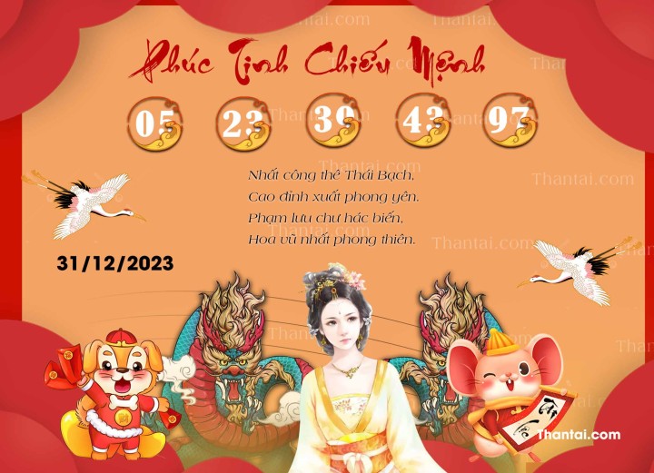 Phúc Tinh Chiếu Mệnh 16/12/2023