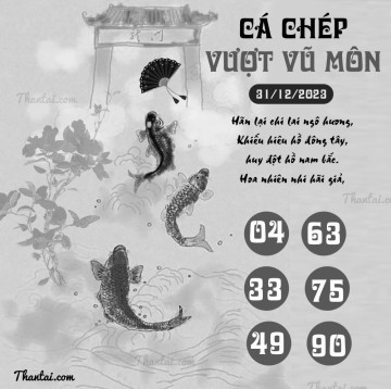 CÁ CHÉP VƯỢT VŨ MÔN 31/12/2023