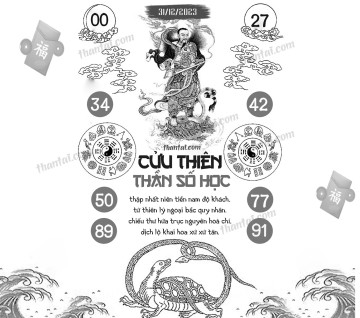 CỬU THIÊN THẦN SỐ HỌC 31/12/2023