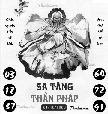 SA TĂNG THẦN PHÁP 31/12/2023