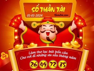 SỔ THẦN TÀI 01/01/2024