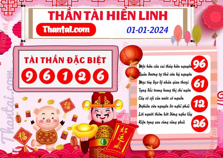 THẦN TÀI HIỂN LINH 17/12/2023
