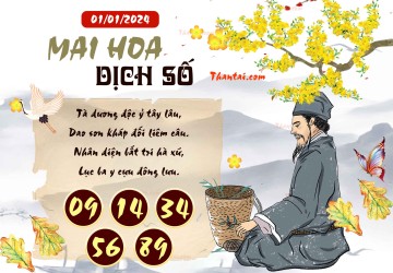 Mai Hoa Dịch Số 01/01/2024