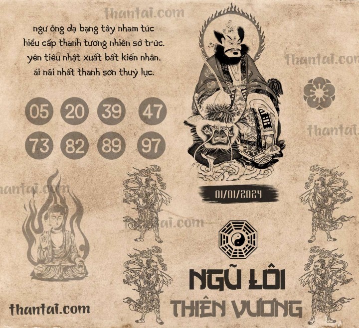 NGŨ LÔI THIÊN VƯƠNG 17/12/2023