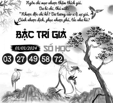 BẬC TRÍ GIẢ SỐ HỌC 01/01/2024