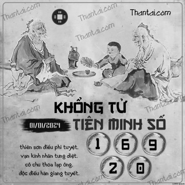 KHỔNG TỬ TIÊN MINH SỐ 01/01/2024