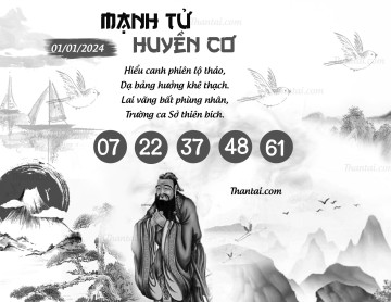 MẠNH TỬ HUYỀN CƠ 01/01/2024