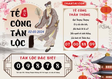 Tế Công Tán Lộc 02/01/2024