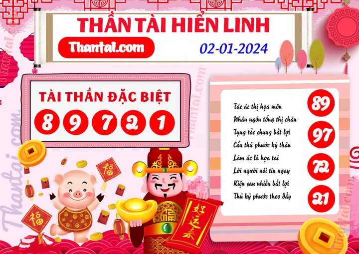 THẦN TÀI HIỂN LINH 18/12/2023