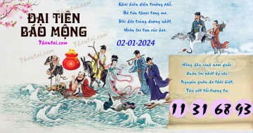 Đại Tiên Báo Mộng 02/01/2024