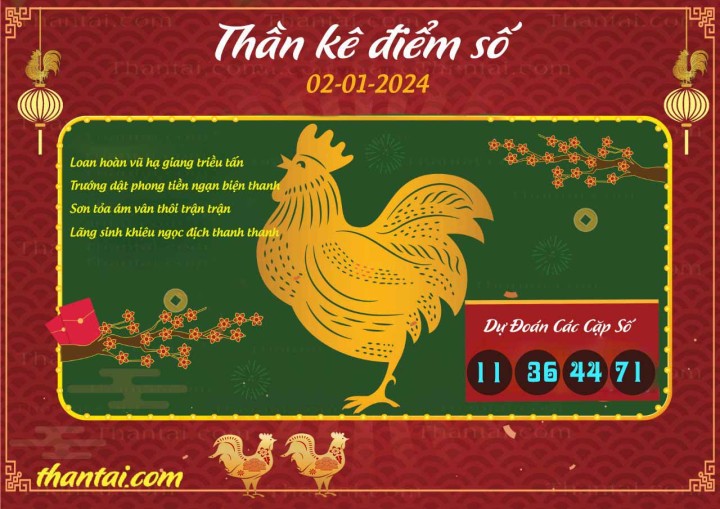 Thần Kê Điểm Số 18/12/2023