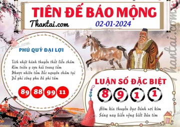 Tiên Đế Báo Mộng 02/01/2024