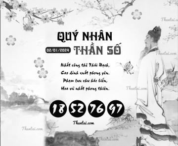 QUÝ NHÂN THẦN SỐ 02/01/2024