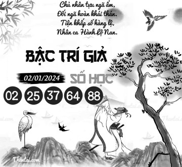 BẬC TRÍ GIẢ SỐ HỌC 02/01/2024