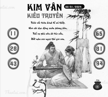 KIM VÂN KIỀU TRUYỀN 02/01/2024