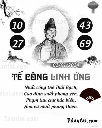 TẾ CÔNG LINH ỨNG 02/01/2024