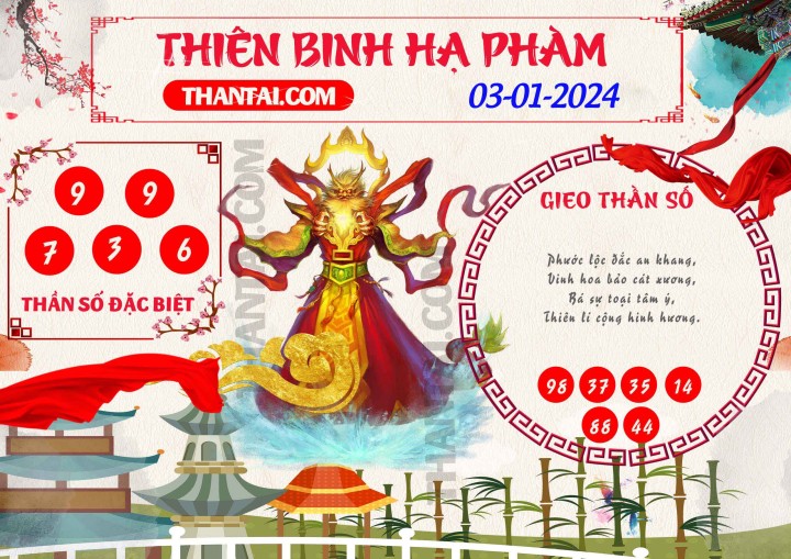 Thiên Binh Hạ Phàm 19/12/2023