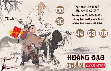 HOÀNG ĐẠO TUẦN 03/01/2024