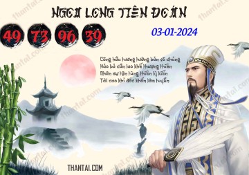 Ngọa Long Tiên Đoán 03/01/2024